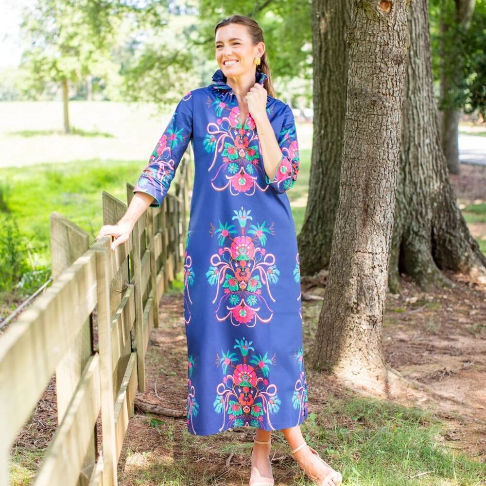 House of MBR Michelle Bradley Robinson Aramenta Blue Bouvier Long Size O S